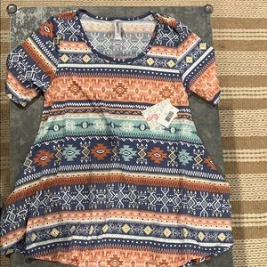 Lularoe Perfect T Aztec NWT Small